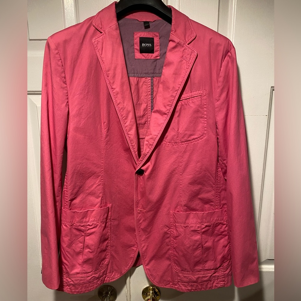 Hugo Boss Pink casual blazer 42R